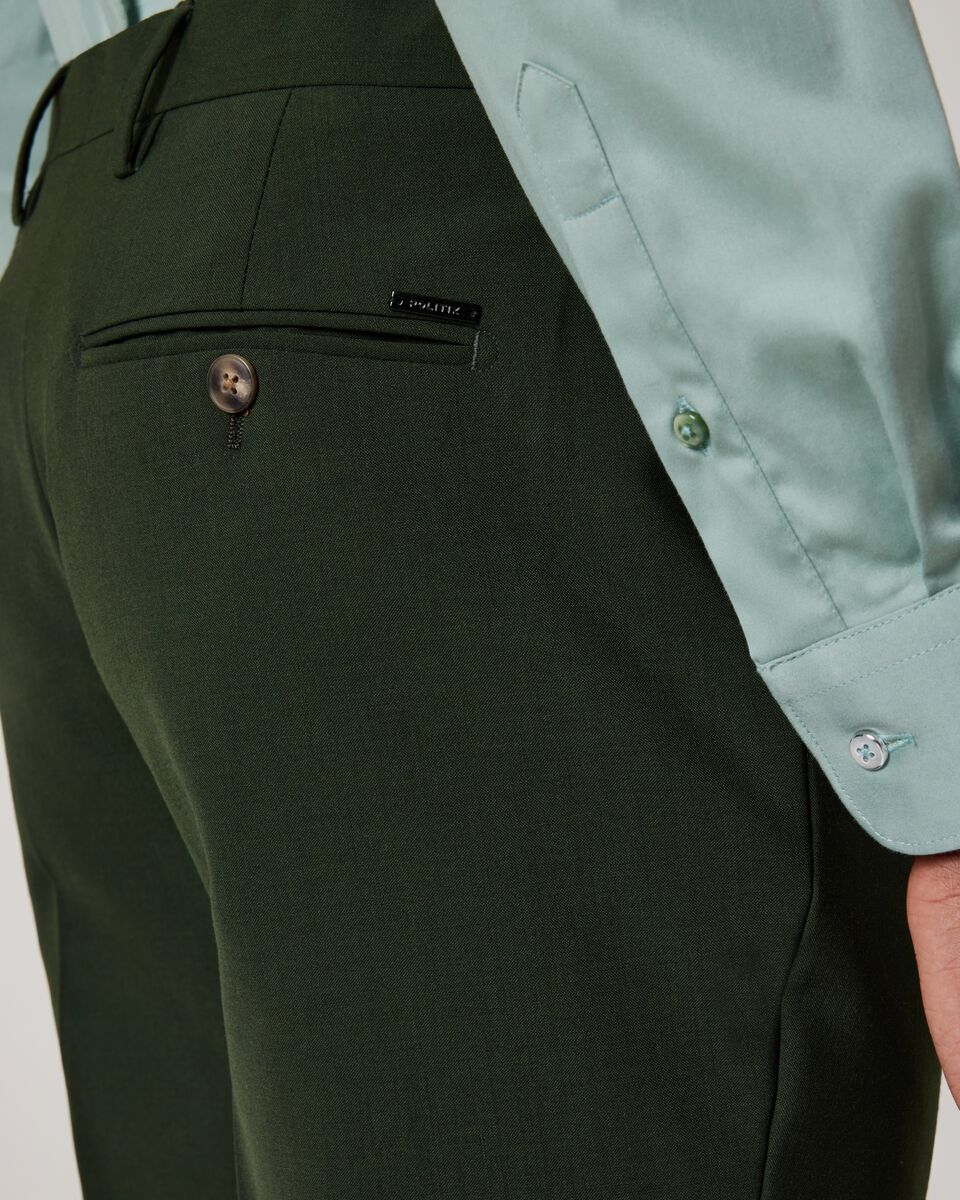 Slim Stretch Wool Blend Tailored Pant